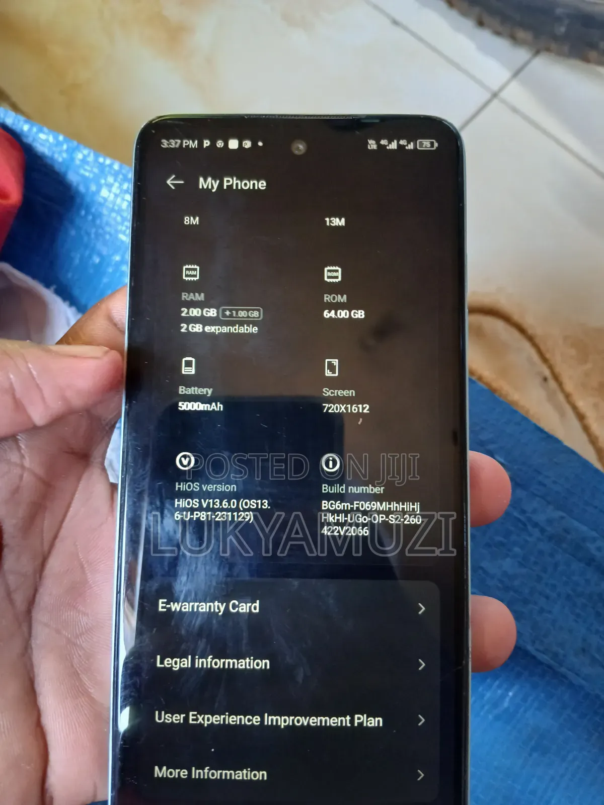 Tecno Pop 10C 64 GB Blue