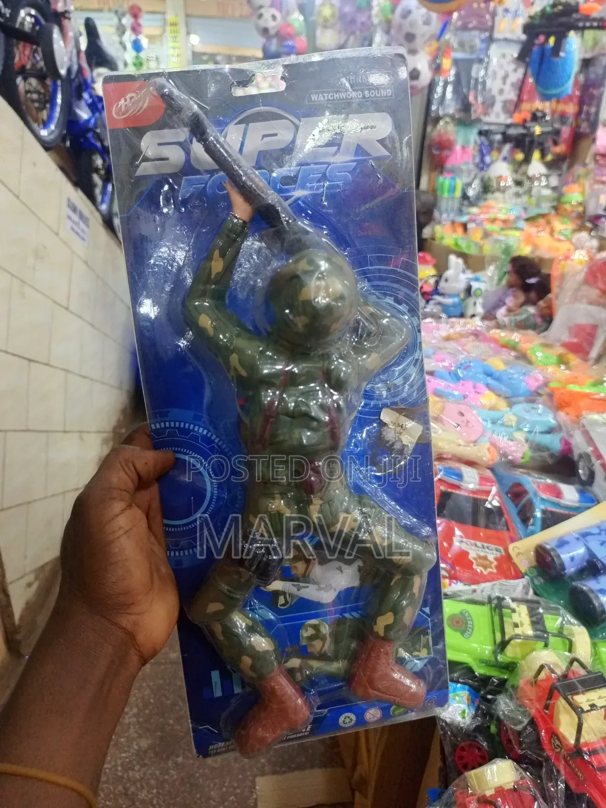 Battery-Operated Crawling Army Soldier