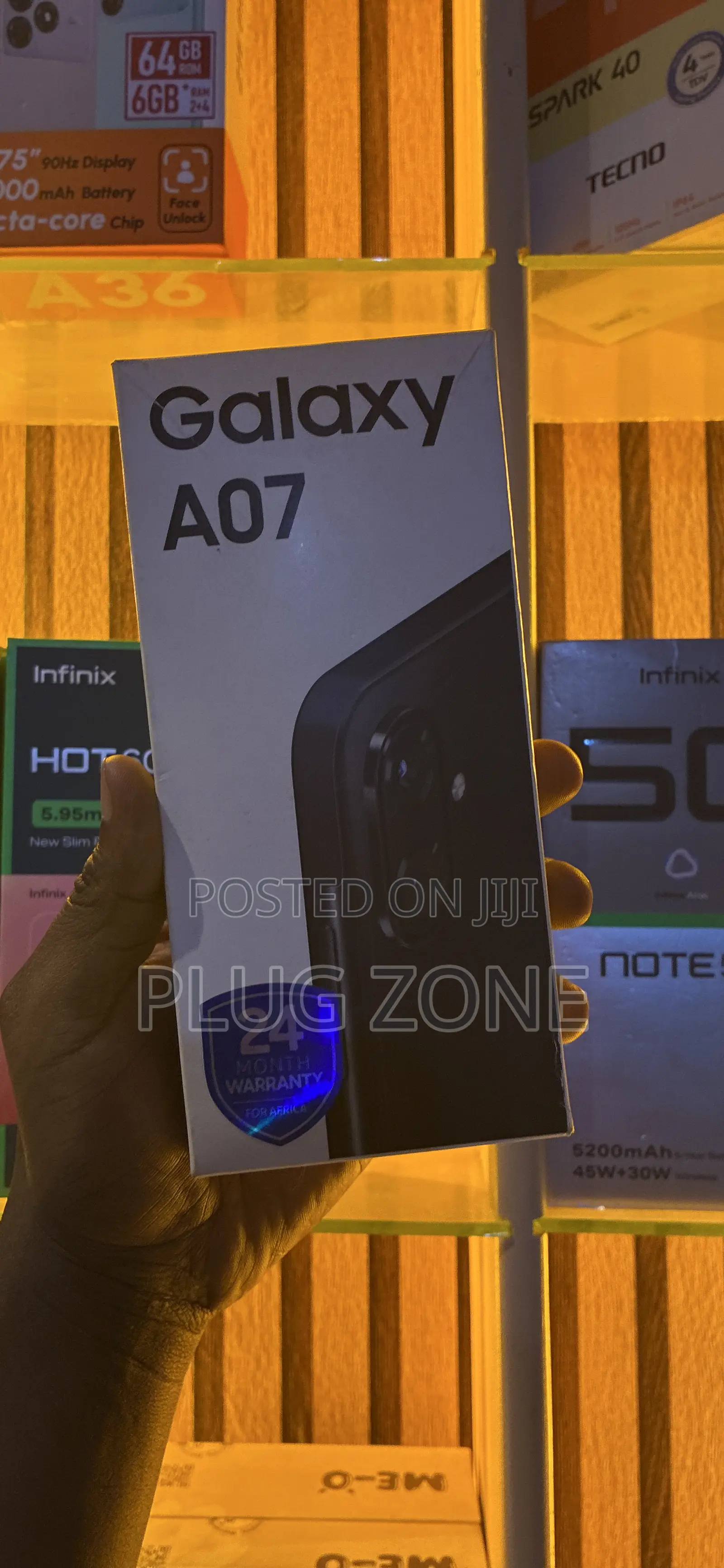 New Samsung Galaxy A07 4G 64 GB Black