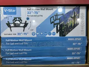 V-Star Full-Motion Wall Mount 32-75 Inch TV for LED and LCD TVs