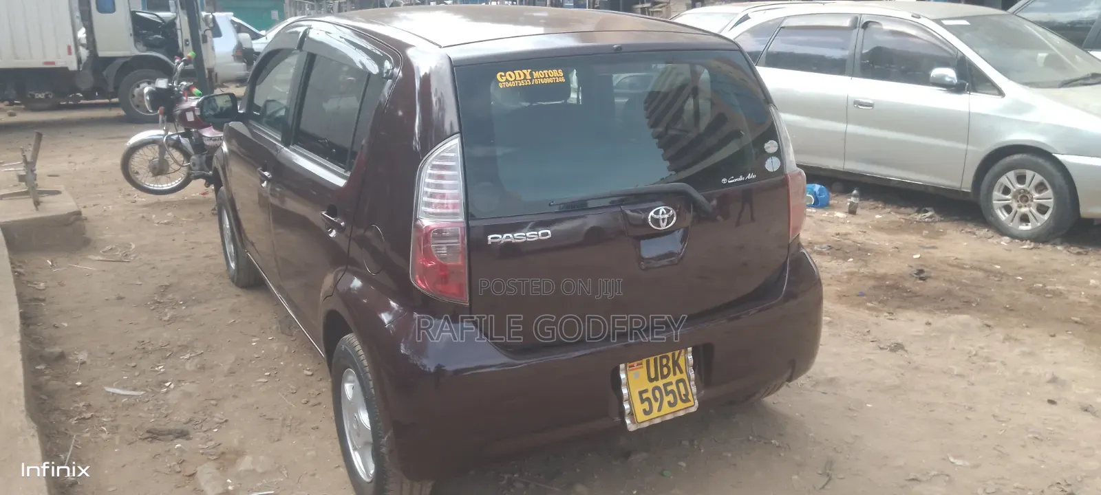 Toyota Passo 2008 Maroon
