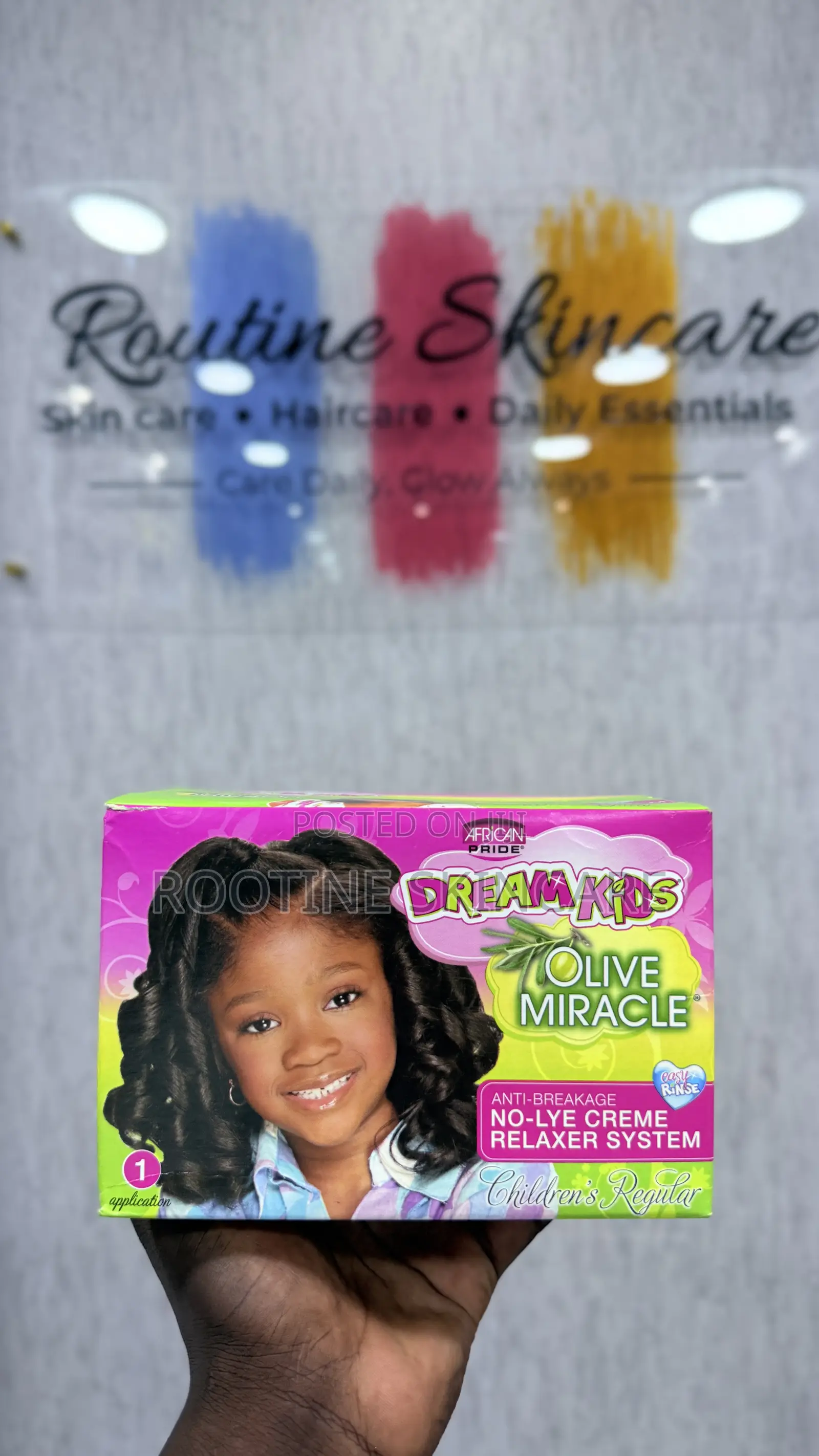 Dream Kids Olive Miracle No Lye Creme Relaxer ( Kids Regular)