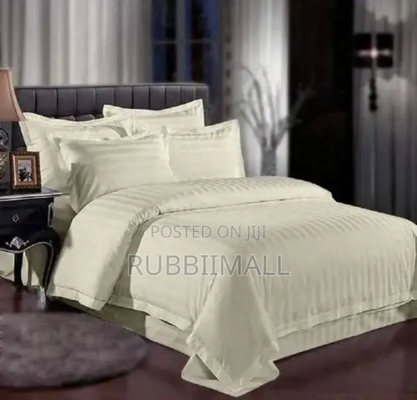 Plain Bedcovers 4pcs ~ Cream