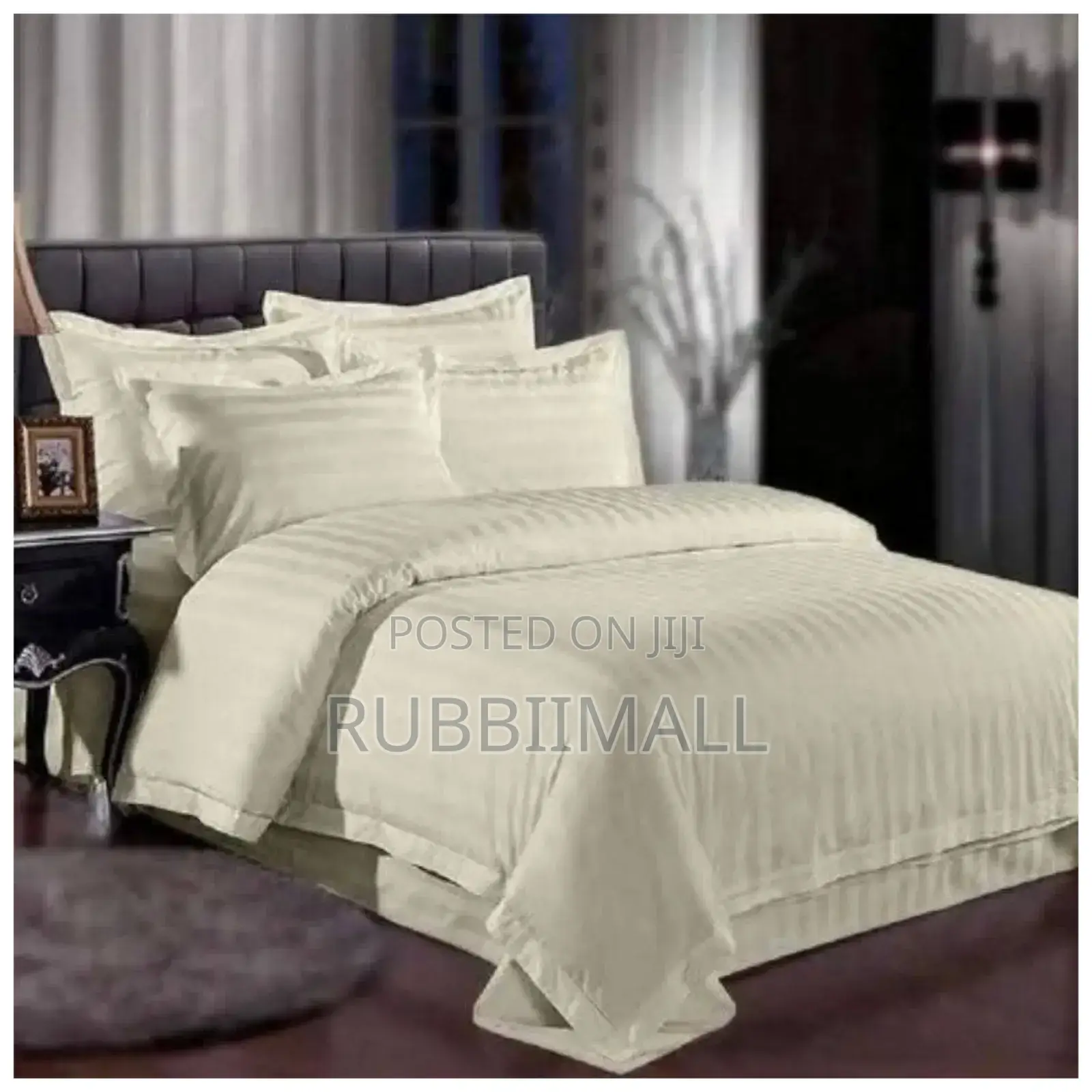 Plain Bedcovers 4pcs ~ Cream