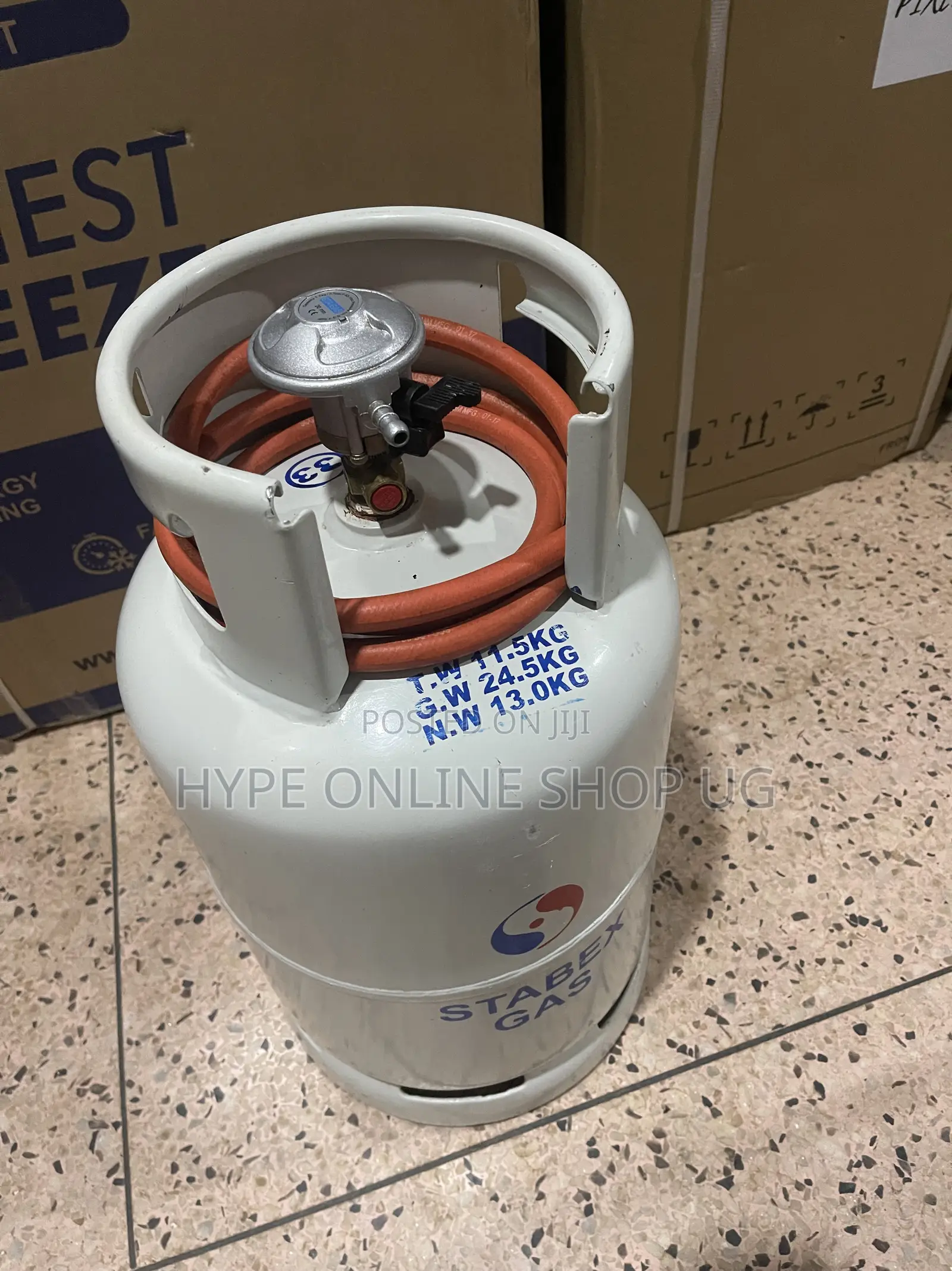 Brandnew Stabex Gas Cylinder 13kgs Full Kit With Regulator and Pipe