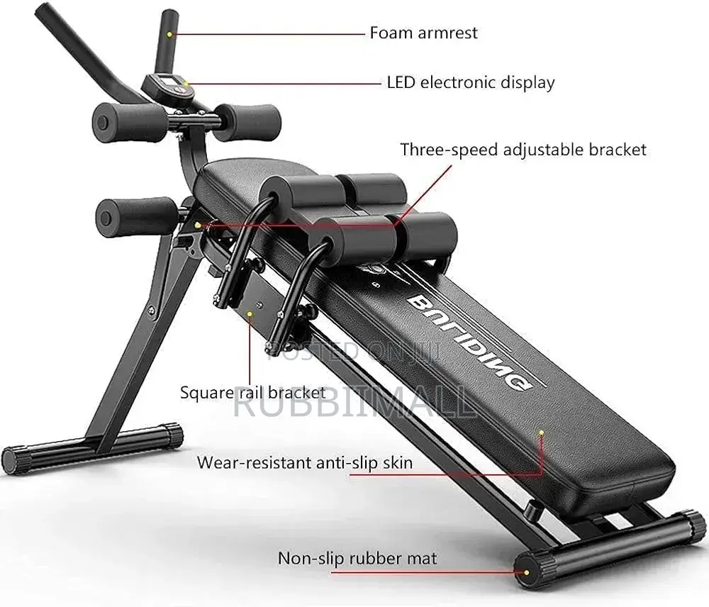 Abdominal and Sit-Up Exercise Bench