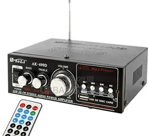 Portable 12v/220v Hifi Audio Stereo Amplifier With Bluetooth
