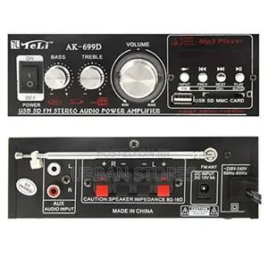 Portable 12v/220v Hifi Audio Stereo Amplifier With Bluetooth