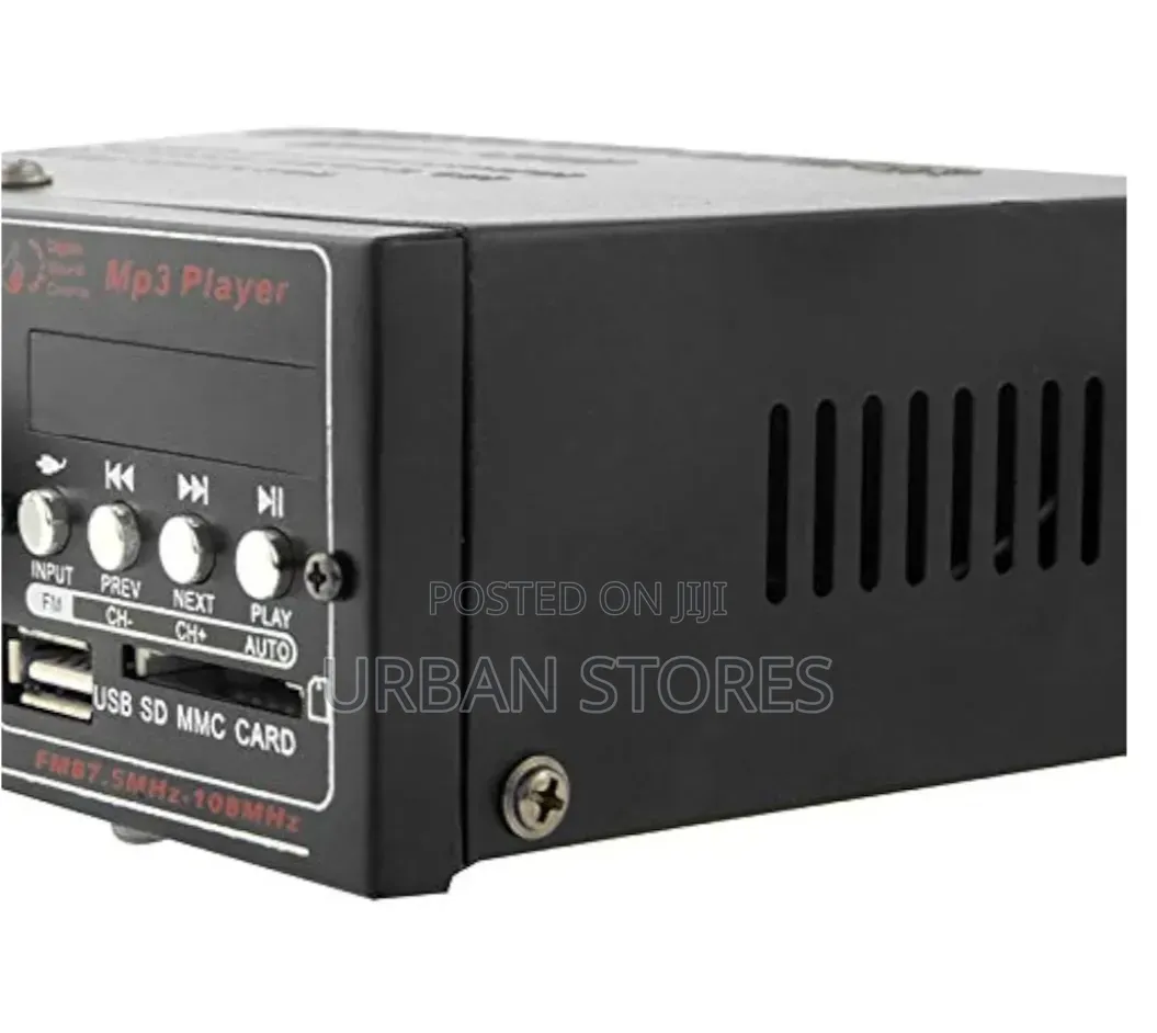 Portable 12v/220v Hifi Audio Stereo Amplifier With Bluetooth