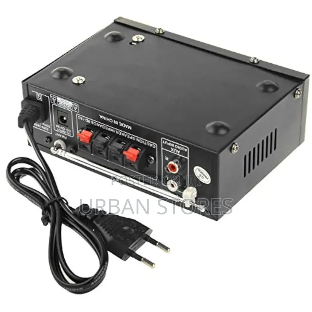 Portable 12v/220v Hifi Audio Stereo Amplifier With Bluetooth