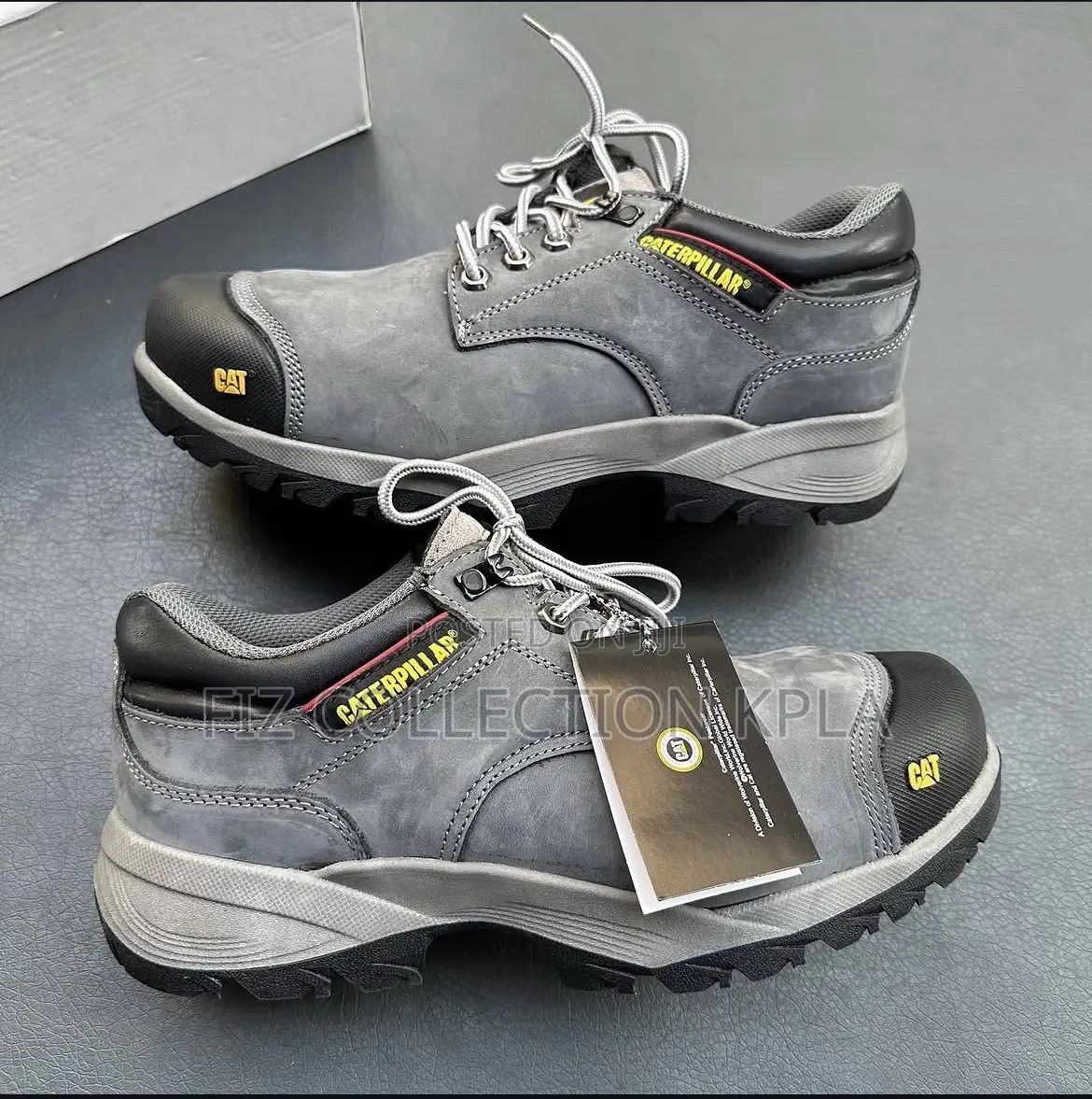 Caterpillar CAT Threshold Low Safety Shoes Gray