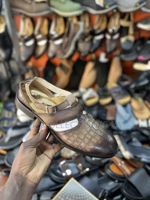 Original Billionaire Designer Sandals Coffee Brown