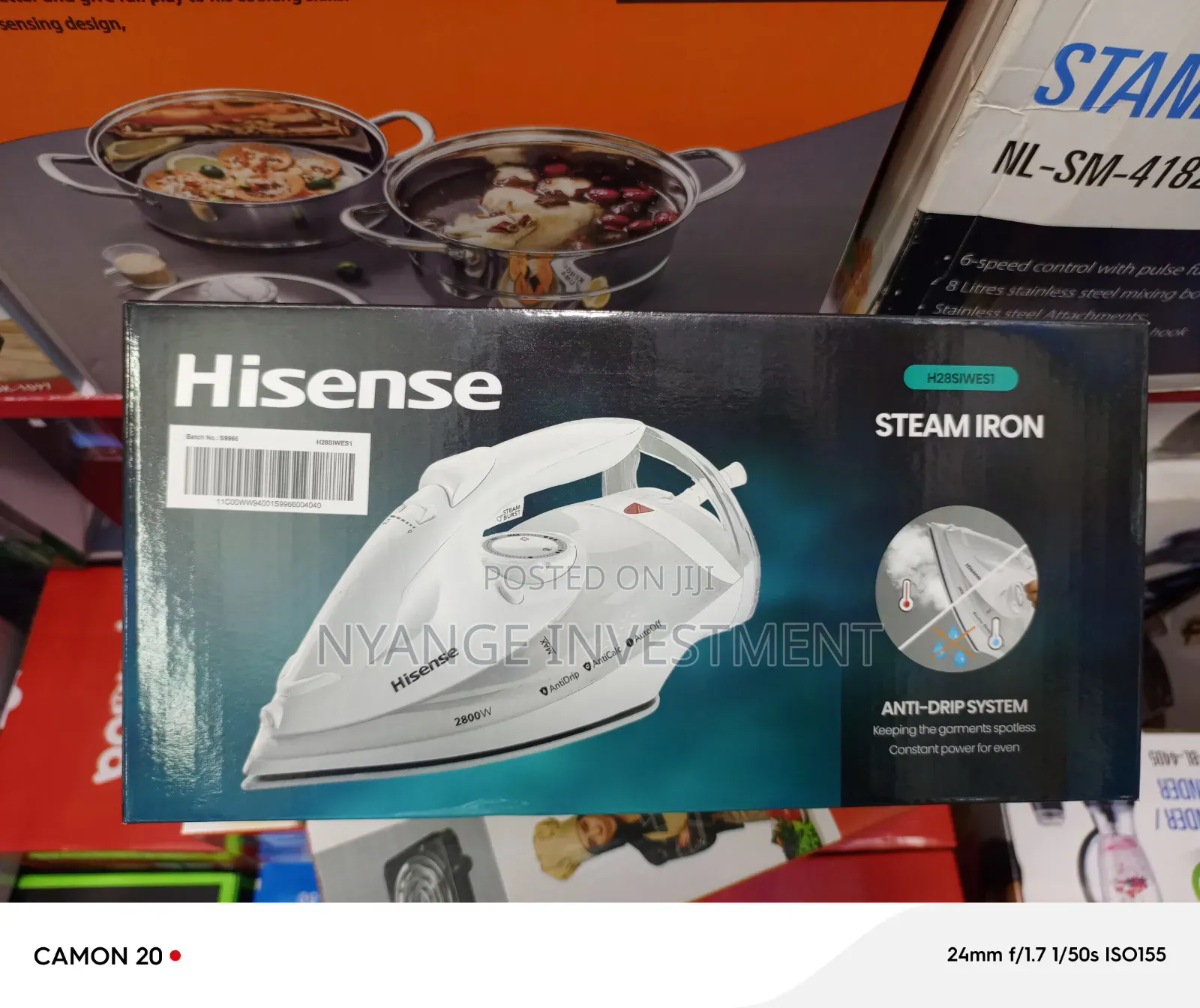 Hisense Steam Iron. Hisense 2800W Steam Iron (Model H28SIWES1).