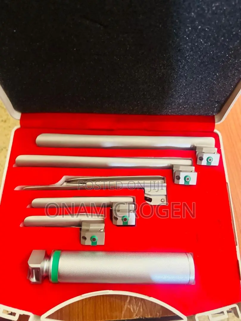 5 Flat Blades Laryngoscope Machine Cc1