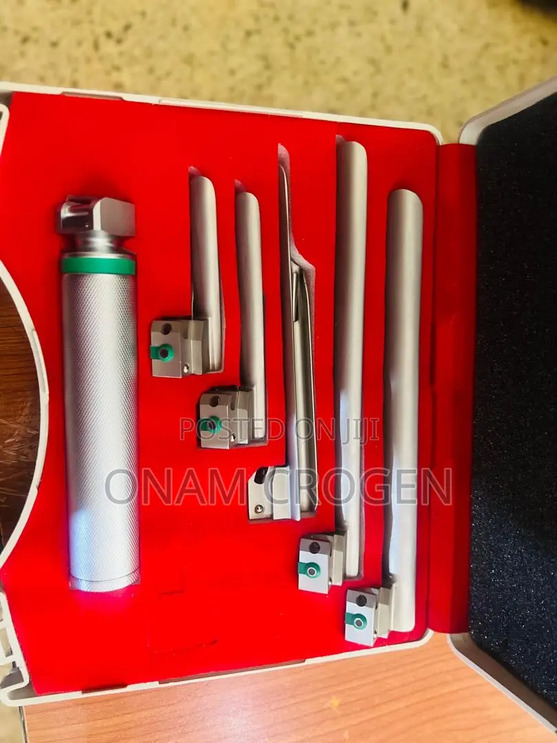 5 Flat Blades Laryngoscope Machine Cc1