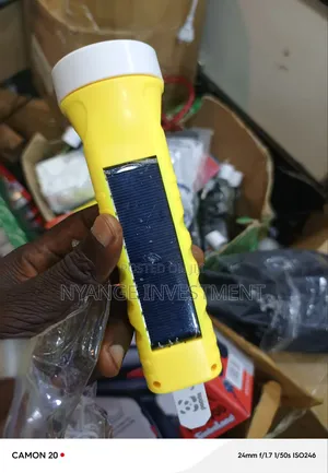 Solar Rechargeable LED Lighting Torch