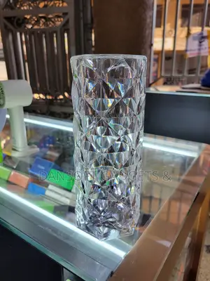 Rose Diamond Crystal Table Lamp – USB Rechargeable Touch Lamp