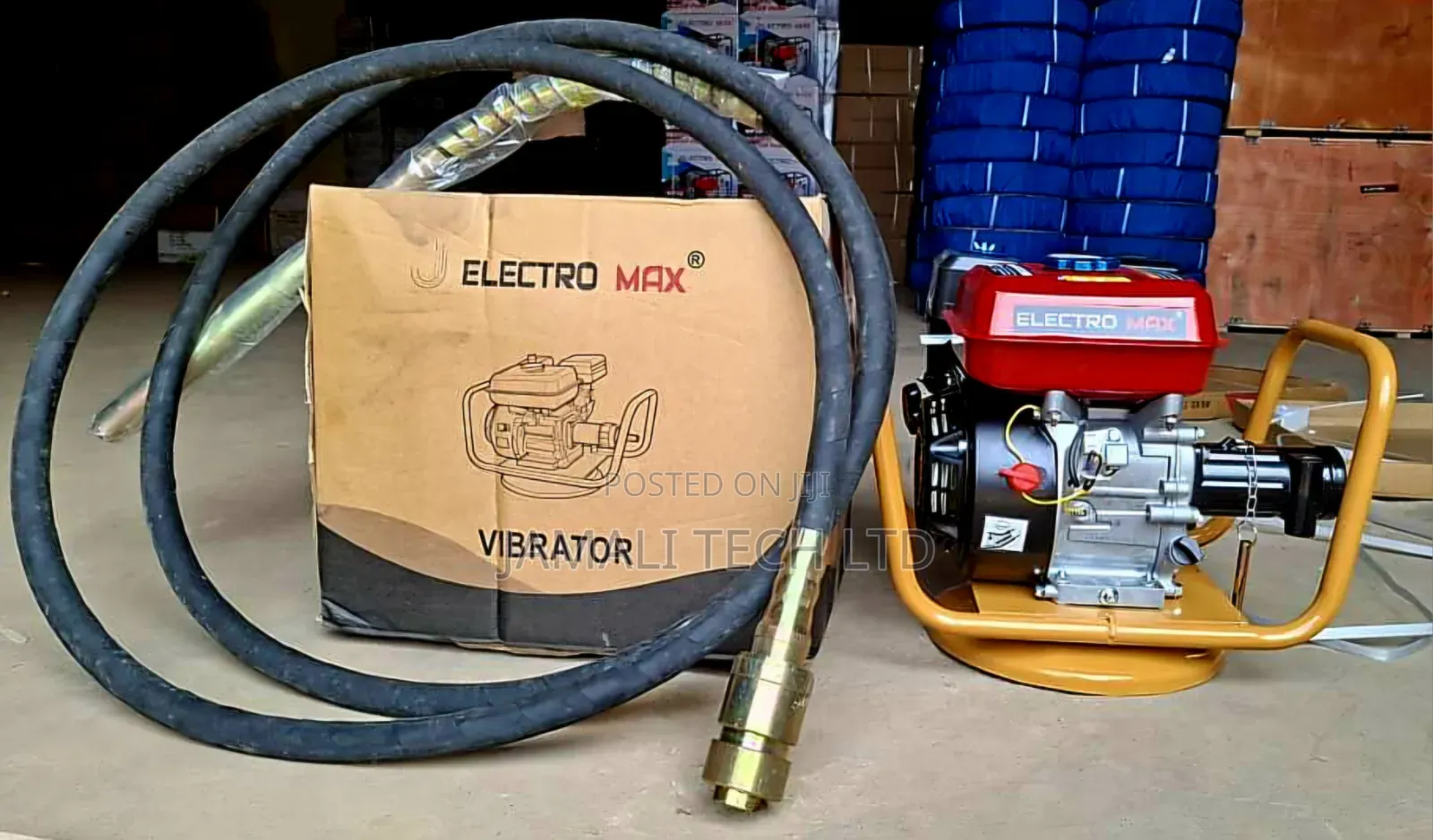 Electromax Gasoline Concrete Vibrator With Poker