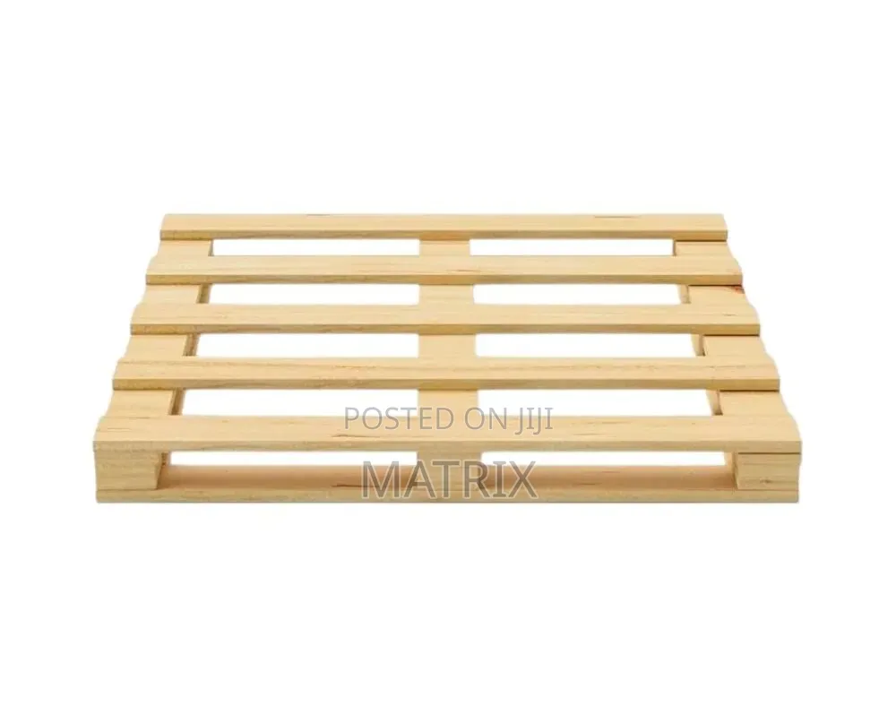Wooden Pallet -Durable, Fridge Sitter Reusable, Stackable, Easy to Use