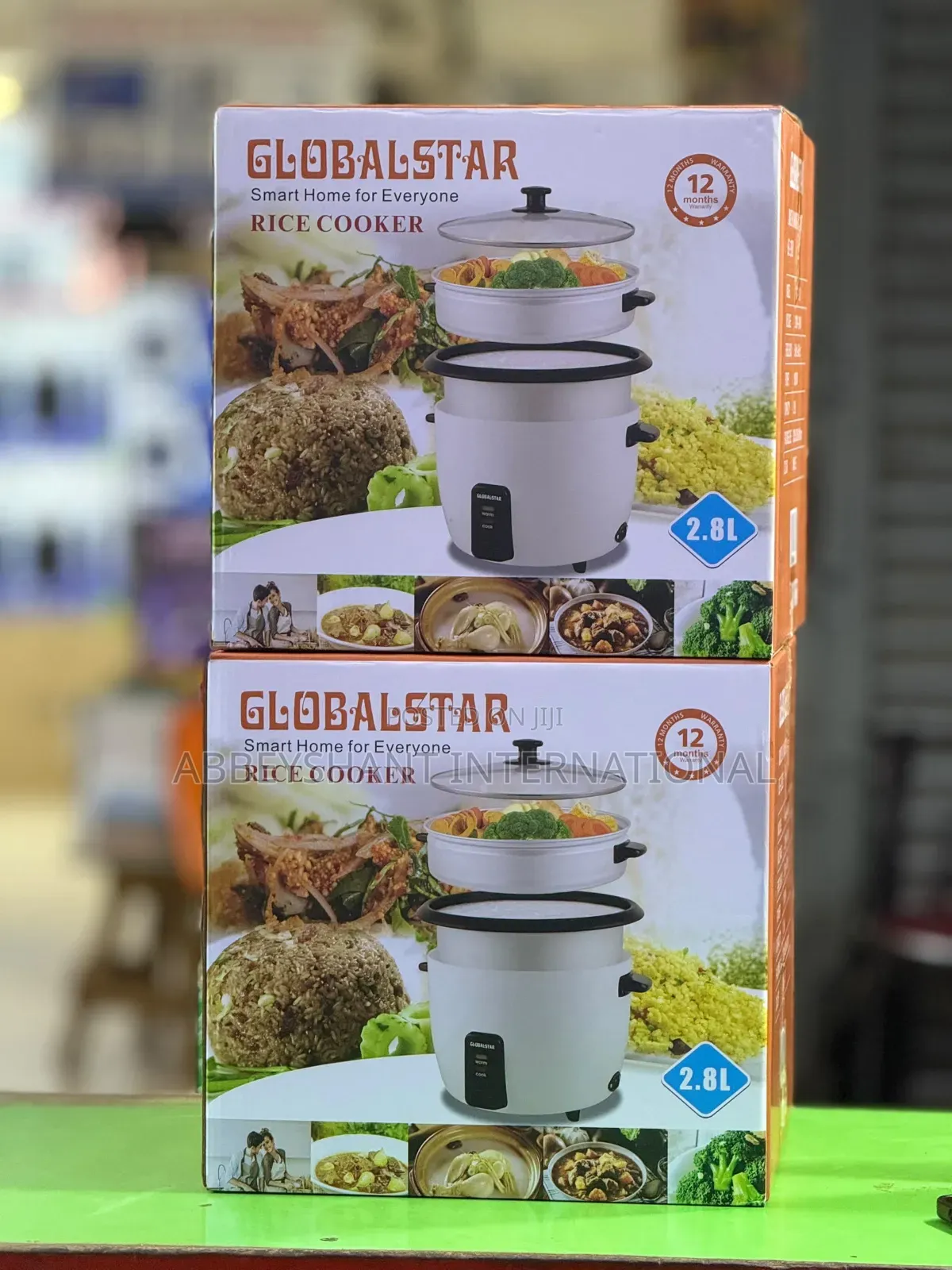 Globalstar Rice Cooker 2.8-Liter Capacity Rice Cooker