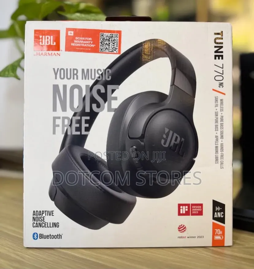 JBL Tune 770NC Wireless Over-Ear Headphones
