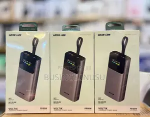 Green Lion Voltix Power Bank 10000mAh PD20W With Type-C Cable Strap