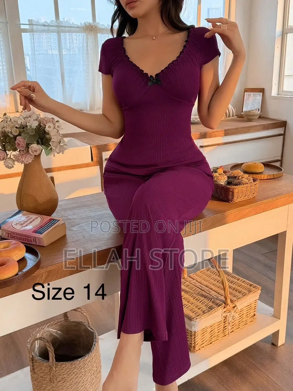 Lady’s Purple Night Wear XL