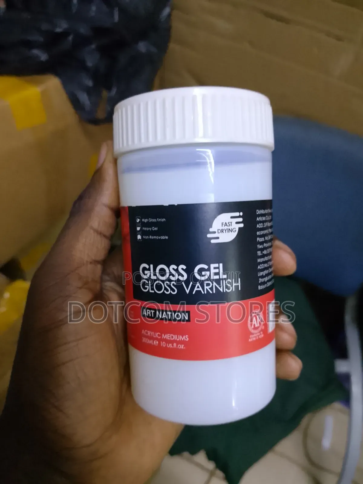 300ml Art Nation Gloss Gel Gloss Varnish