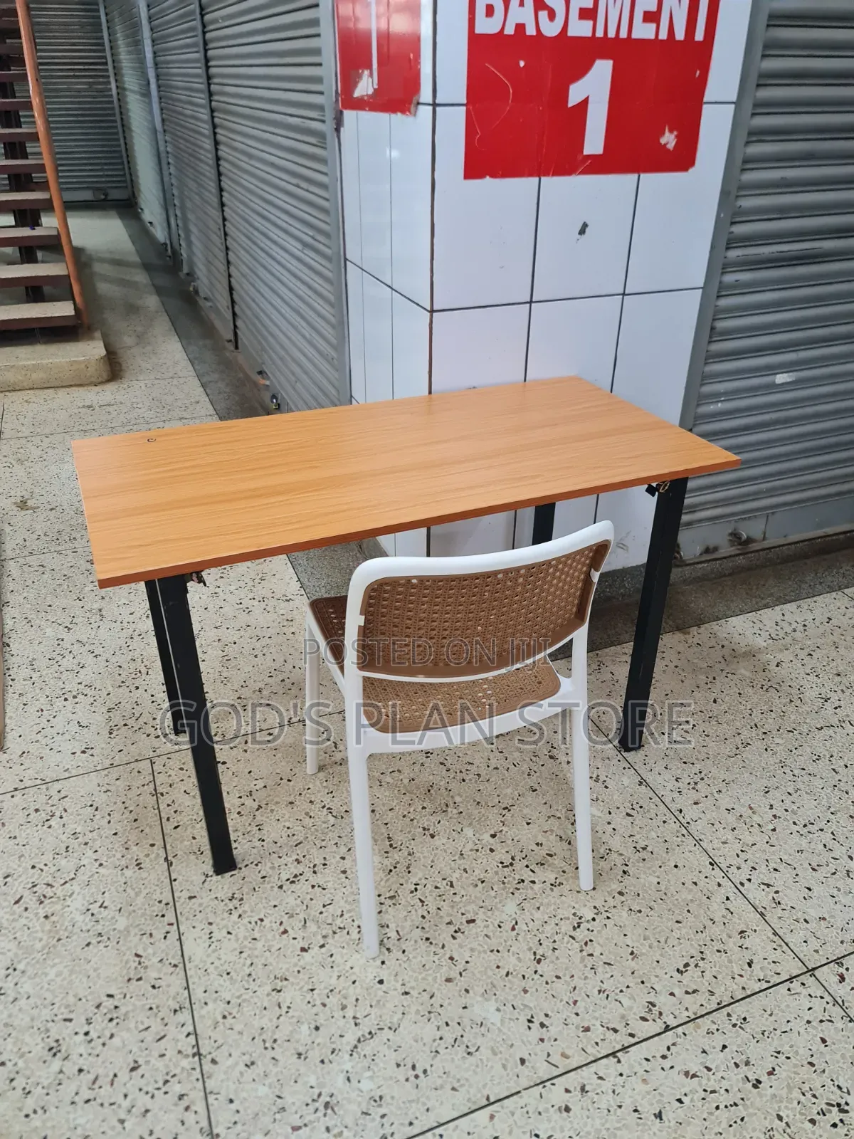 Ergoofis Wooden Foldable Dining Table and Chairs