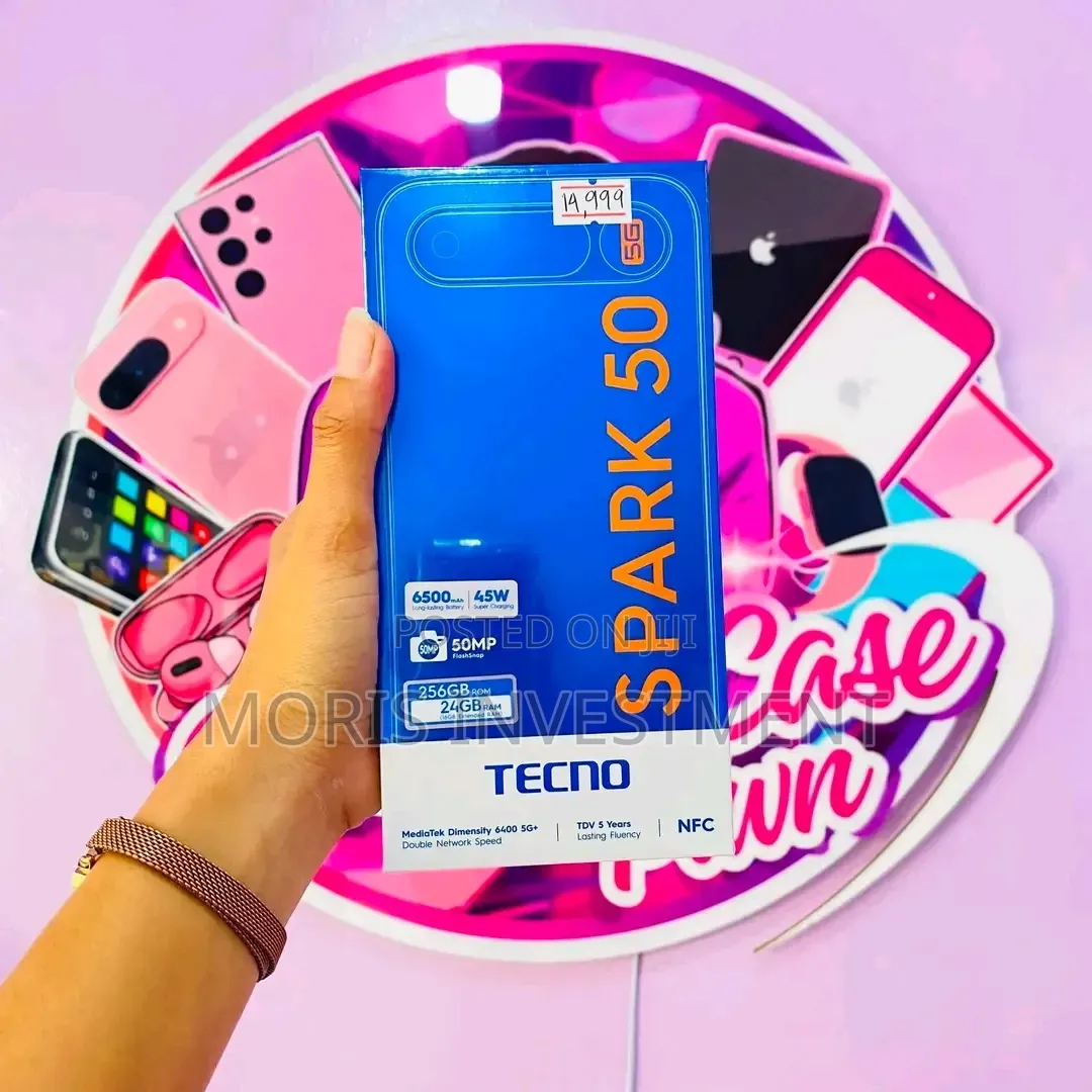 New Tecno Spark 50 128 GB Gray