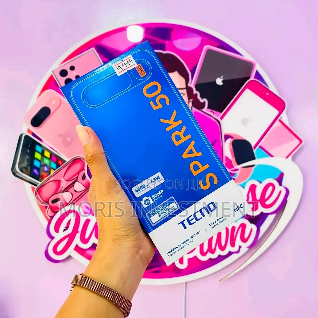 New Tecno Spark 50 128 GB Gray