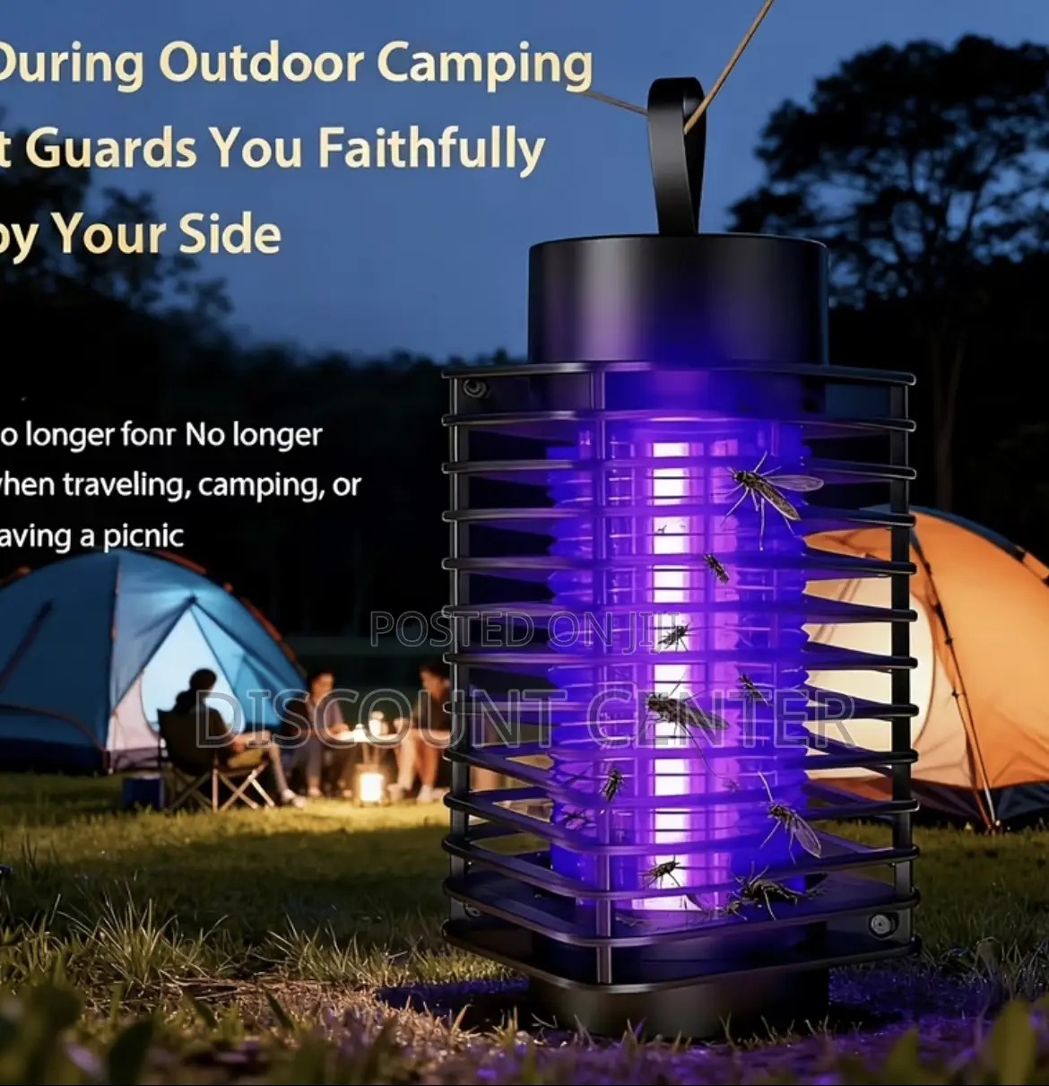 Rechargeable UV Light Insect Repellent