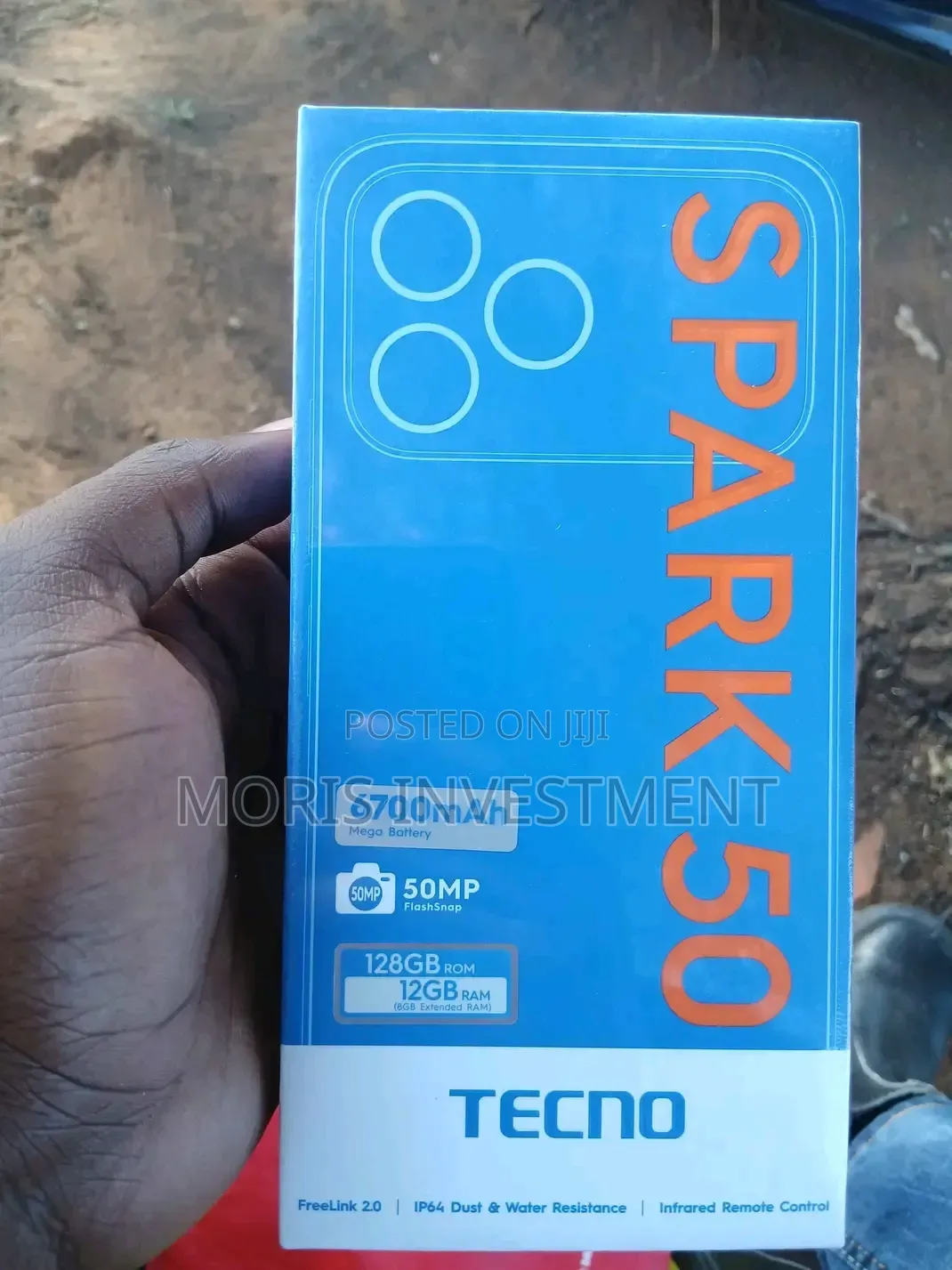 New Tecno Spark 50 128 GB Orange