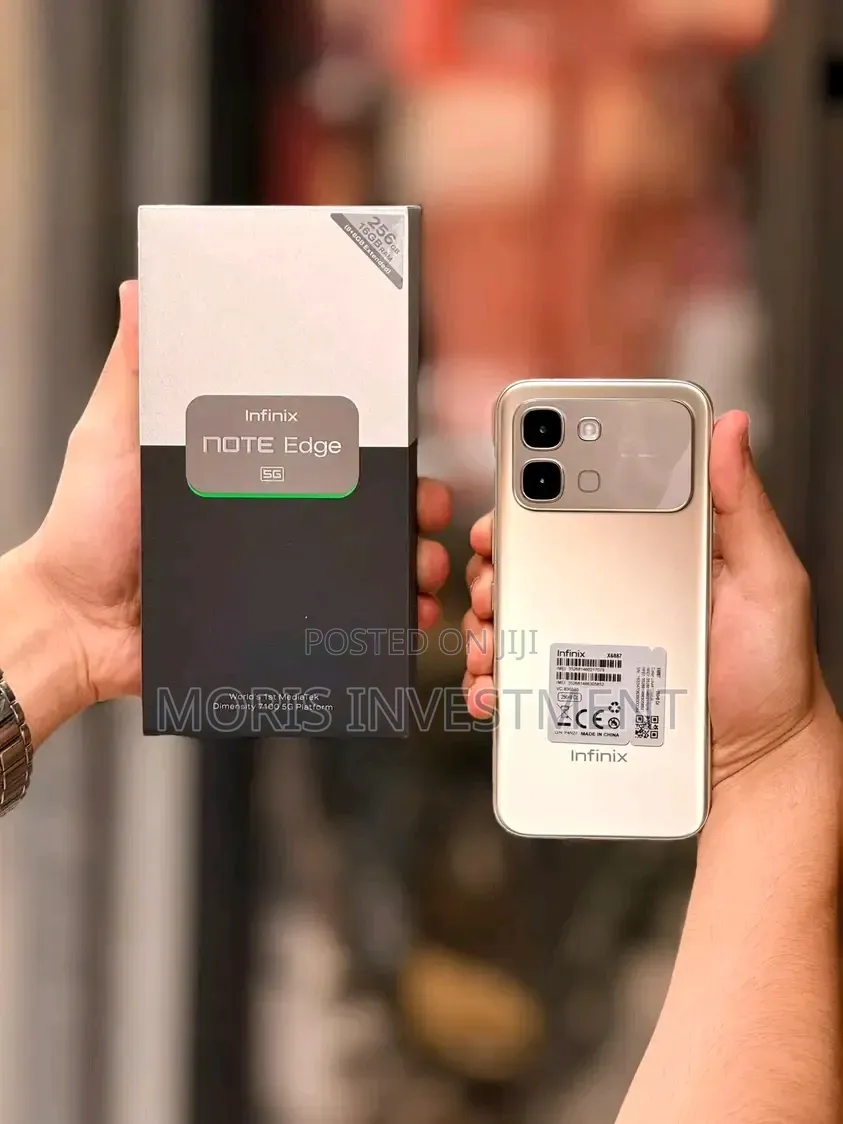 New Infinix Note Edge 256 GB Silver