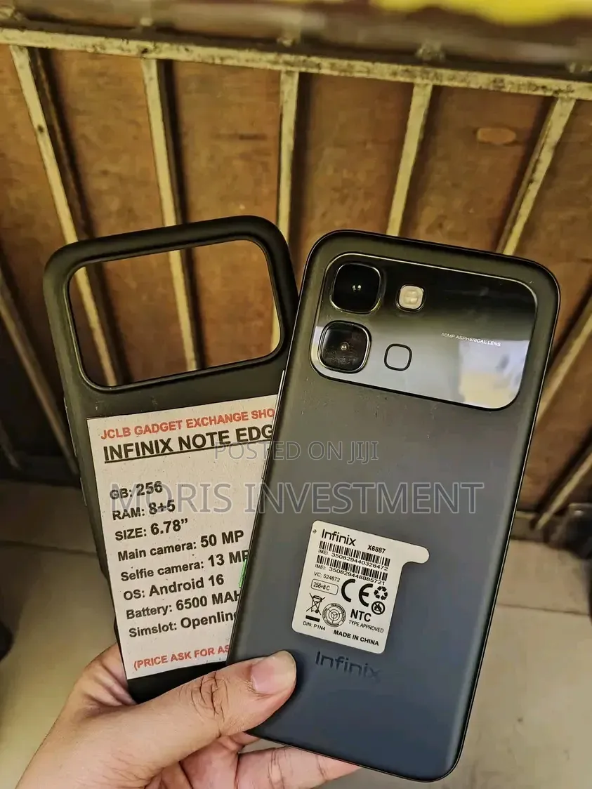 New Infinix Note Edge 256 GB Black