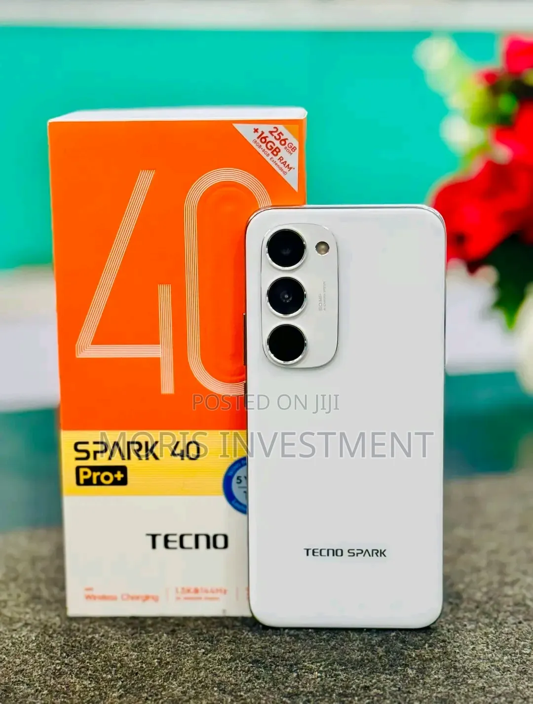 New Tecno Spark 40 Pro+ 256 GB White