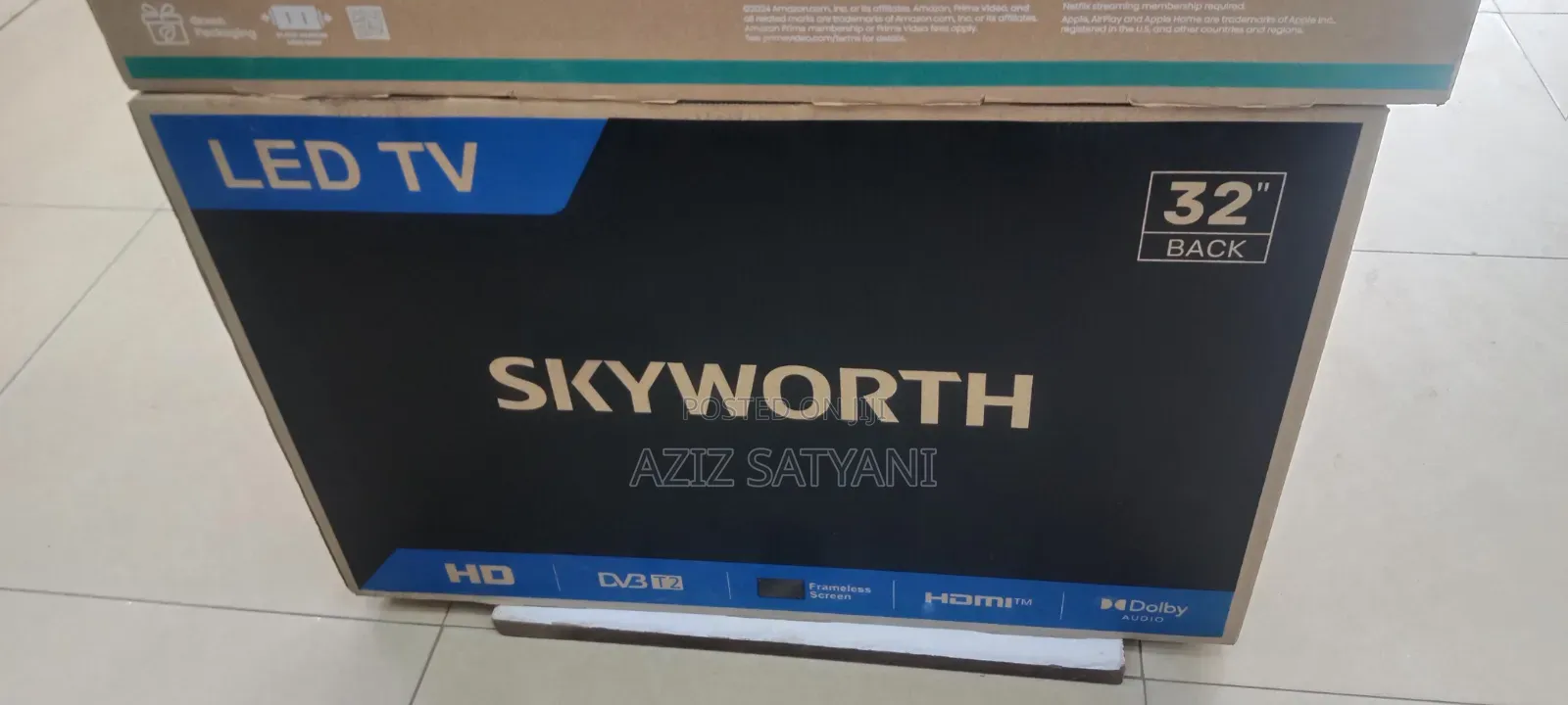 32 Inch Digital Skyworth Led TV Framless