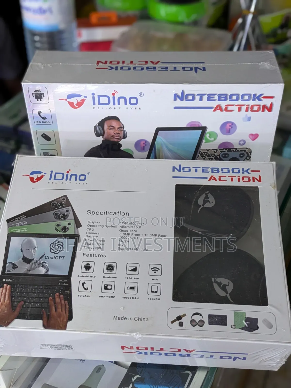 New Idino Notebook Action 256 GB Black