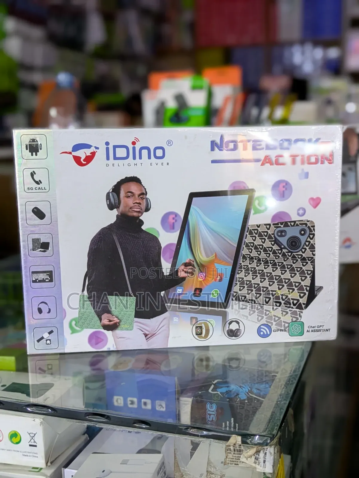 New Idino Notebook Action 256 GB Black