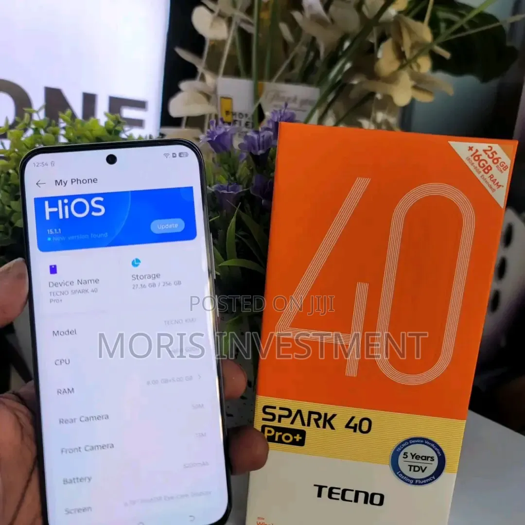 New Tecno Spark 40 Pro+ 256 GB White