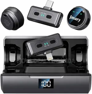 Jmary MW-19 2.4GHz Wireless Microphone 2-in-1 | Dual Lavalier Mic
