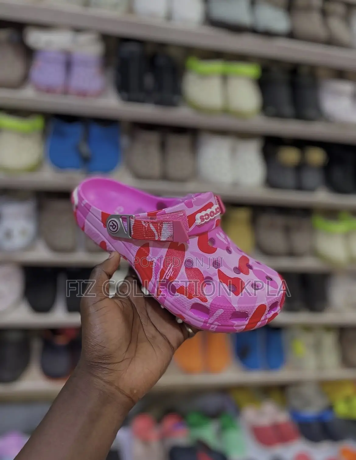 BAPE X Crocs Classic Clog Pink ABC Camo Original
