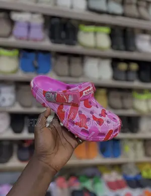 BAPE X Crocs Classic Clog Pink ABC Camo Original