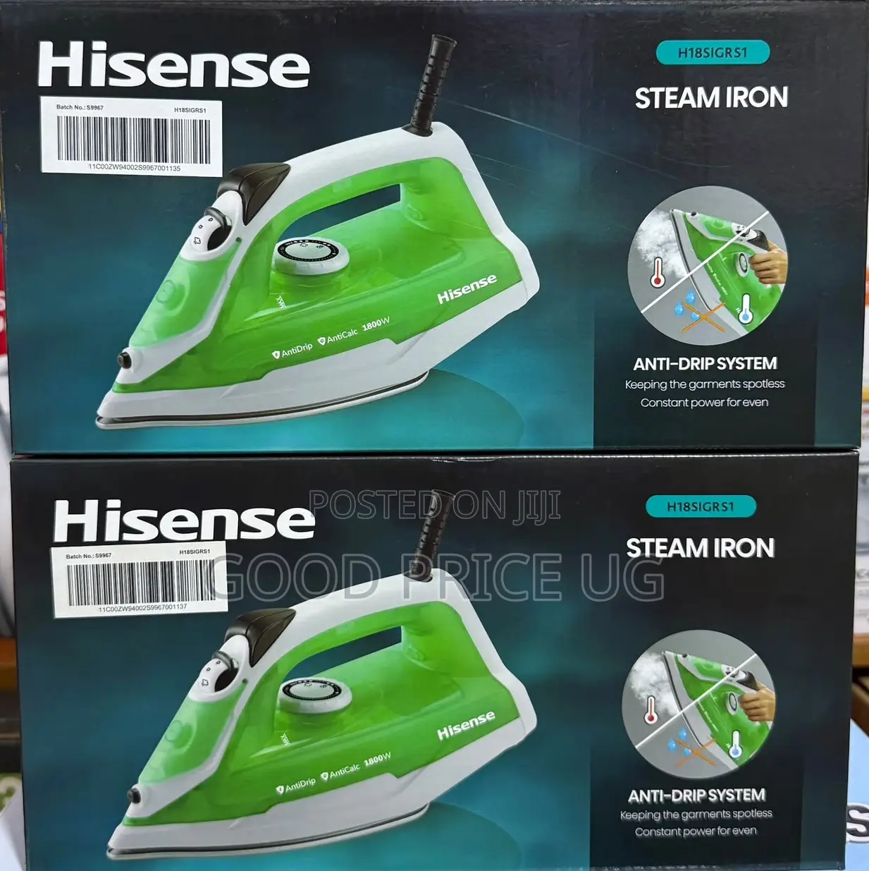 Hisense SteamCare Lite Steam Iron (Model: H18SIGRS1