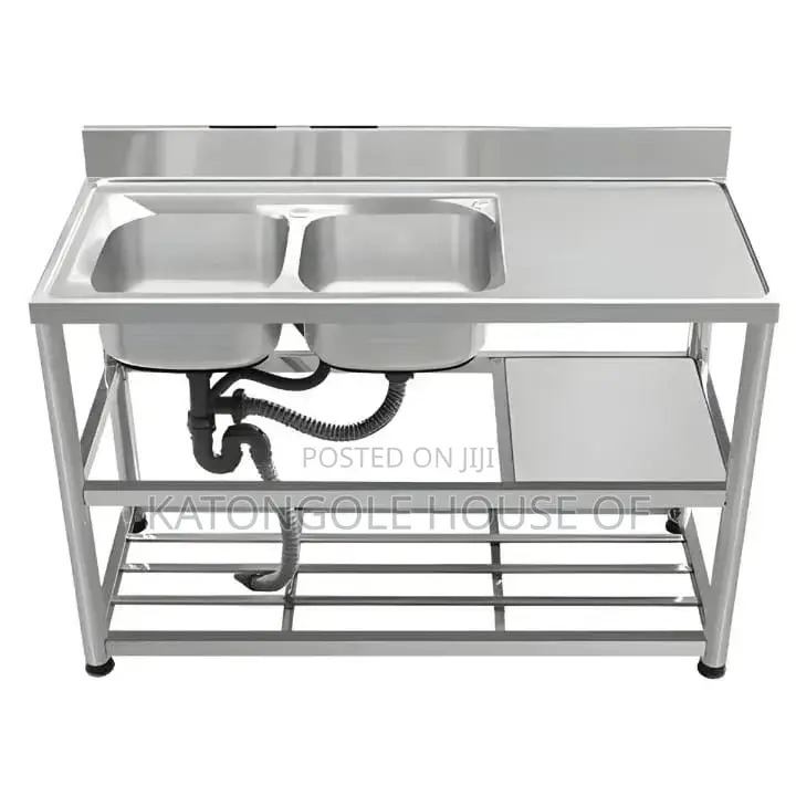 Stainless Commercial Sink Double