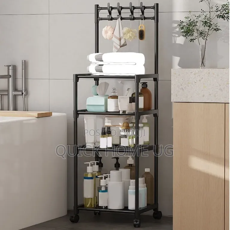 Multi-Layer Kitchen Organizer Rack Floor Stand Storage Shelf