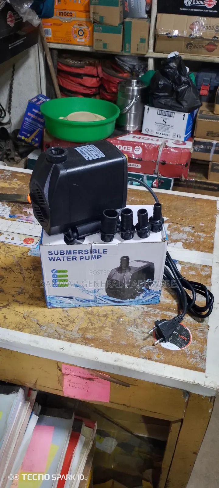 4m,Aquarium/Fountain Submersible Water Pumps(4000l/H)
