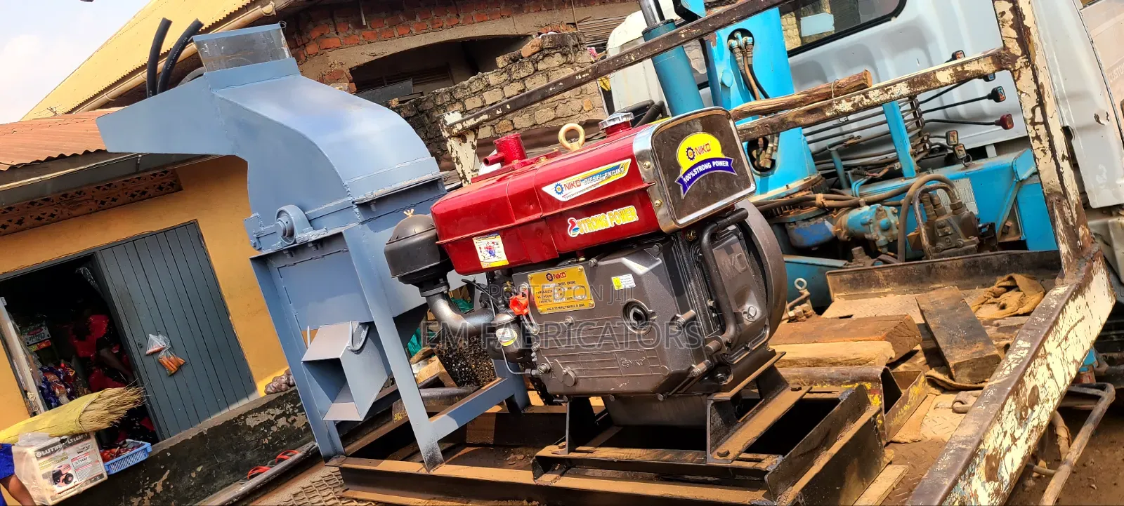 High-Efficiency 1000kg/Hr Animal Feed Crusher.