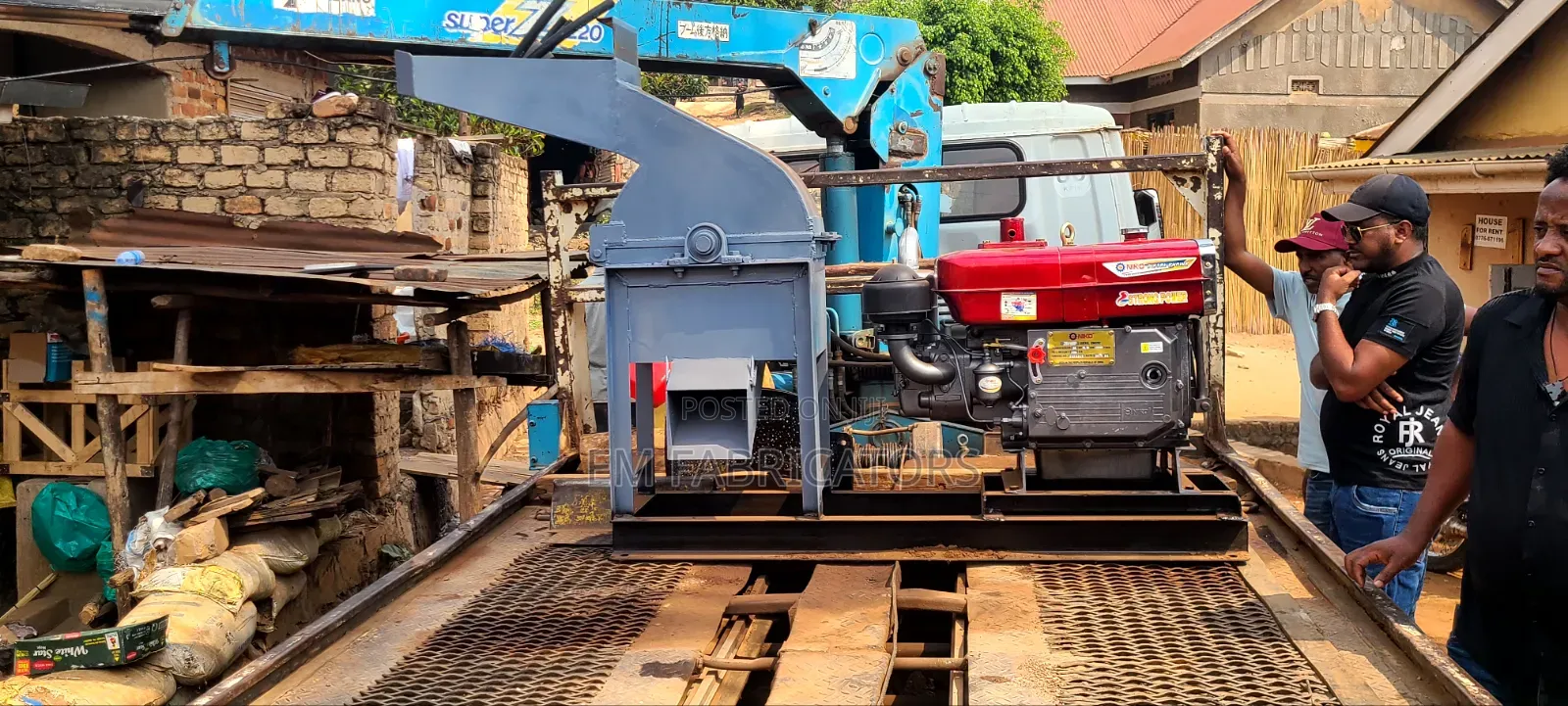 High-Efficiency 1000kg/Hr Animal Feed Crusher.