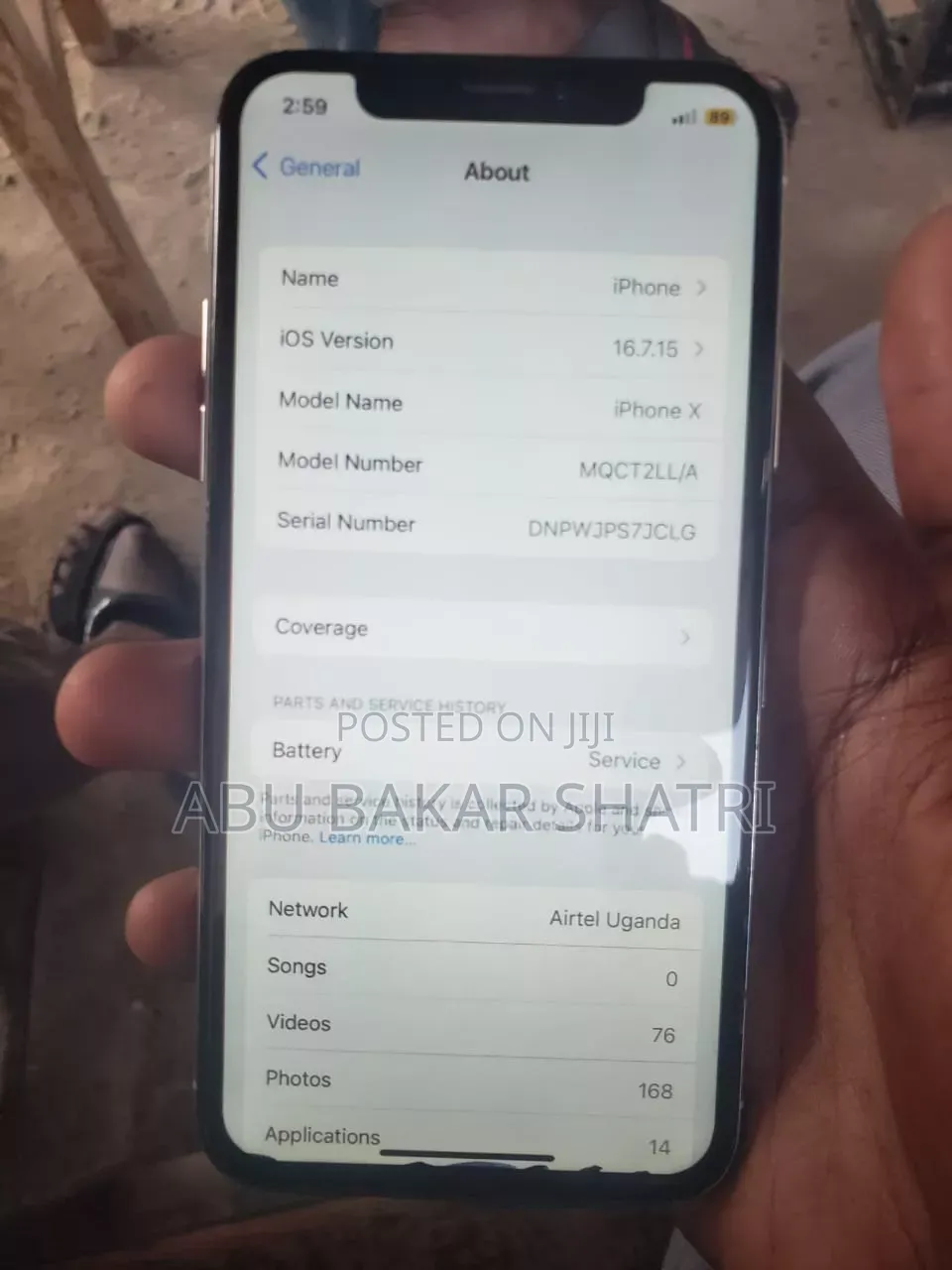 Apple iPhone X 64 GB White